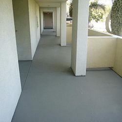 concrep - crac repair condo deck after Brooks Quality Coatings